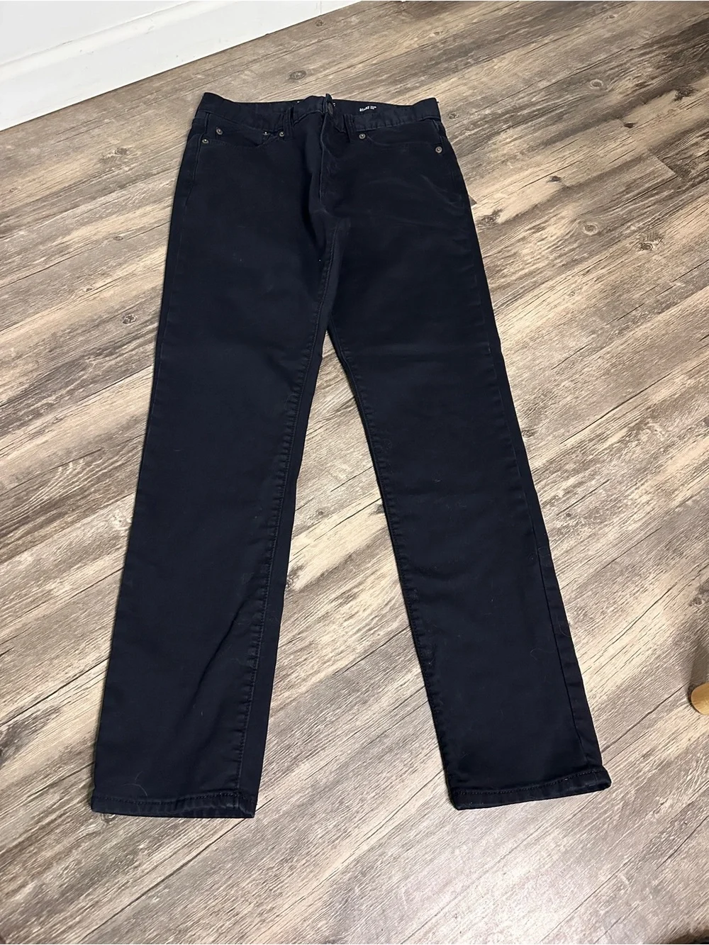 Banana Republic Men's Black Slim Straight Jeans 31x32‎